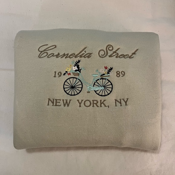 Cornelia Street Taylor Swift Embroidered Crewneck Sweatshirt - Picture 2 of 4